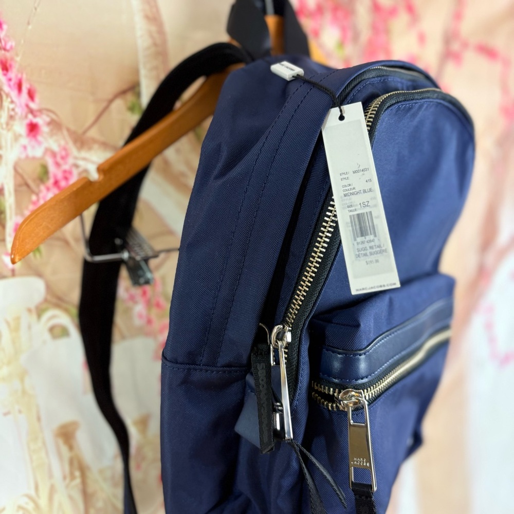 SOLD NEW Marc Jacobs Navy Mini Backpack - Picture 5 of 8